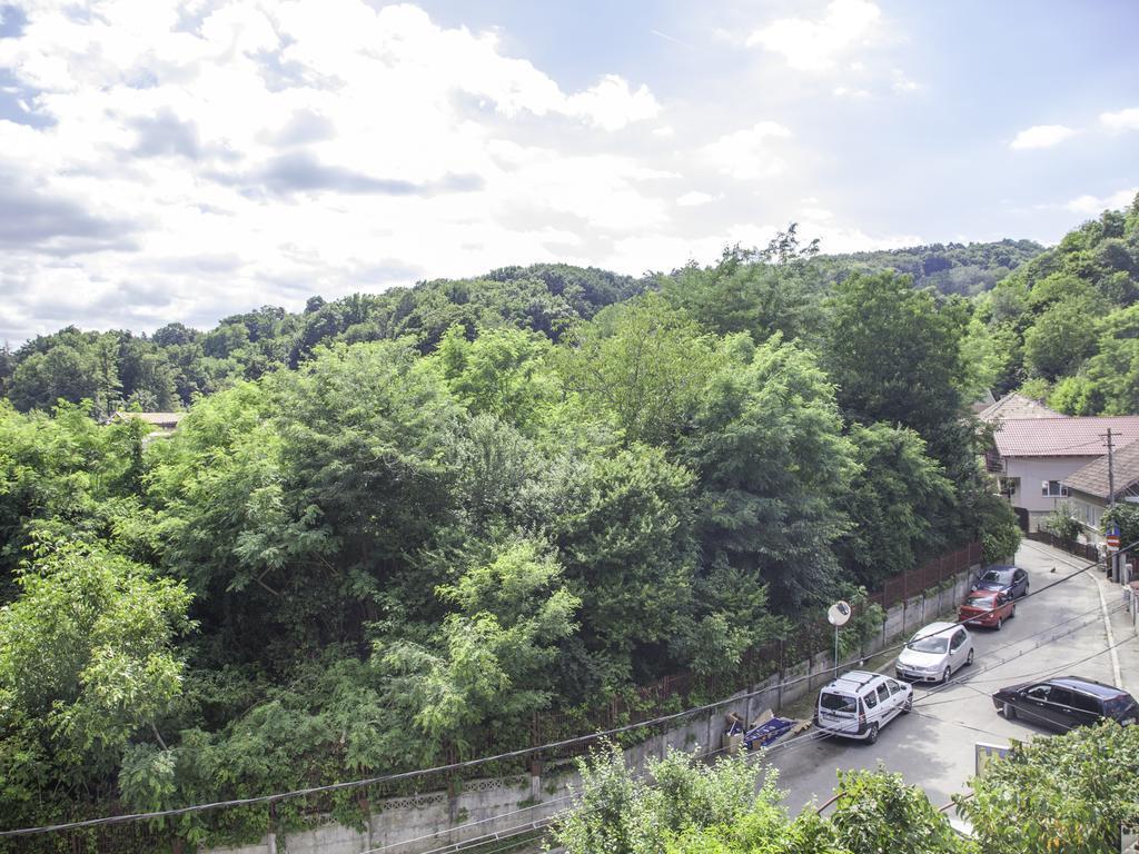 Cameră dublă sau twin Deluxe cu balcon.